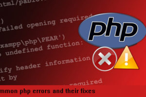 common PHP errors